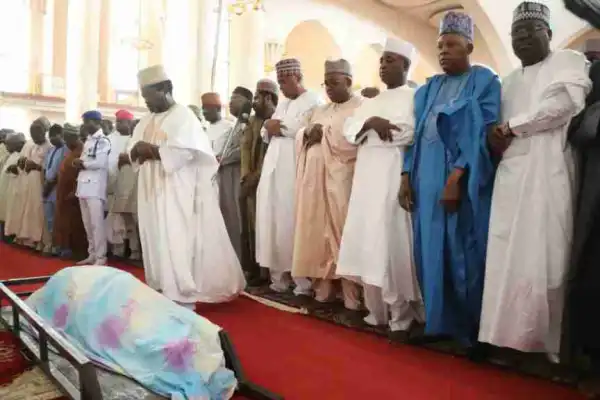 Burial Photos Of Late Senator Wakili